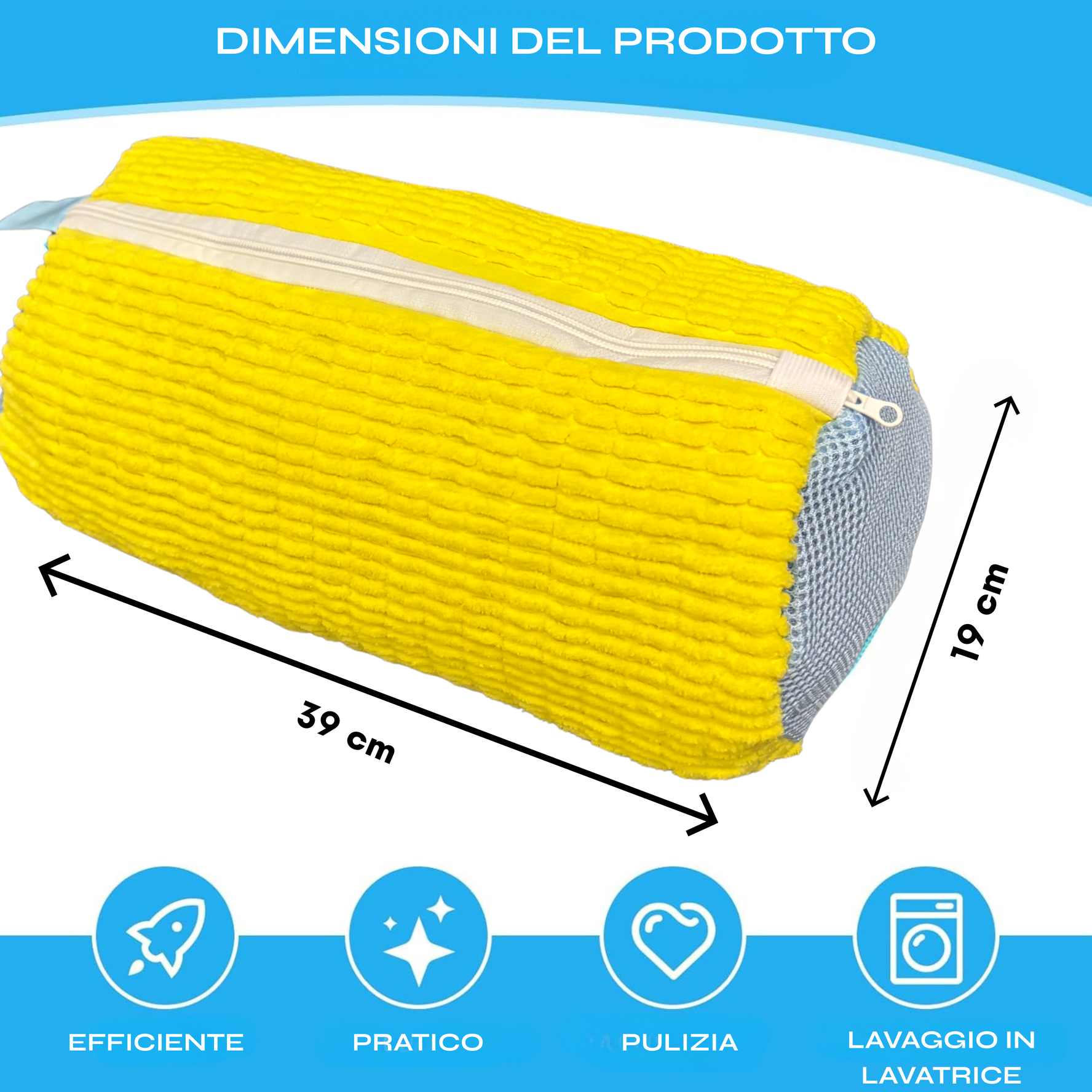 Yuco |  2 Sacchetti per Lavare Scarpe in Lavatrice