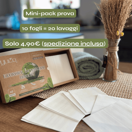 Prova Yuco — 10 fogli (20 lavaggi)