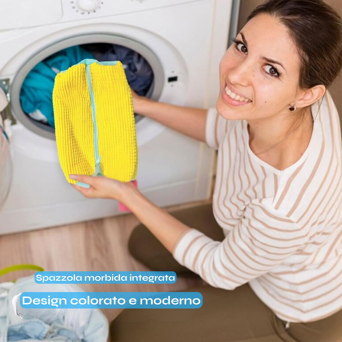 Yuco |  2 Sacchetti per Lavare Scarpe in Lavatrice